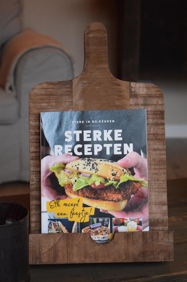 Kookboekstandaard hout